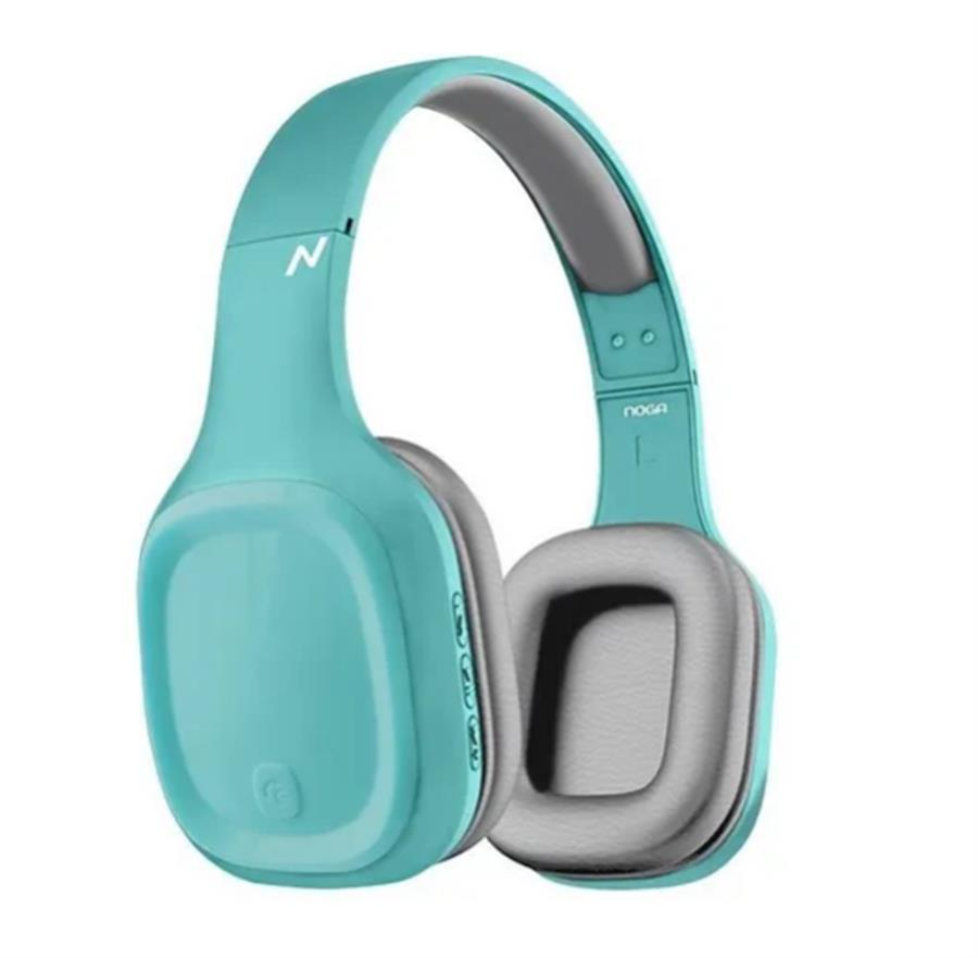 Auricular Bluetooth Noga Ng-918Bt  Verde Agua