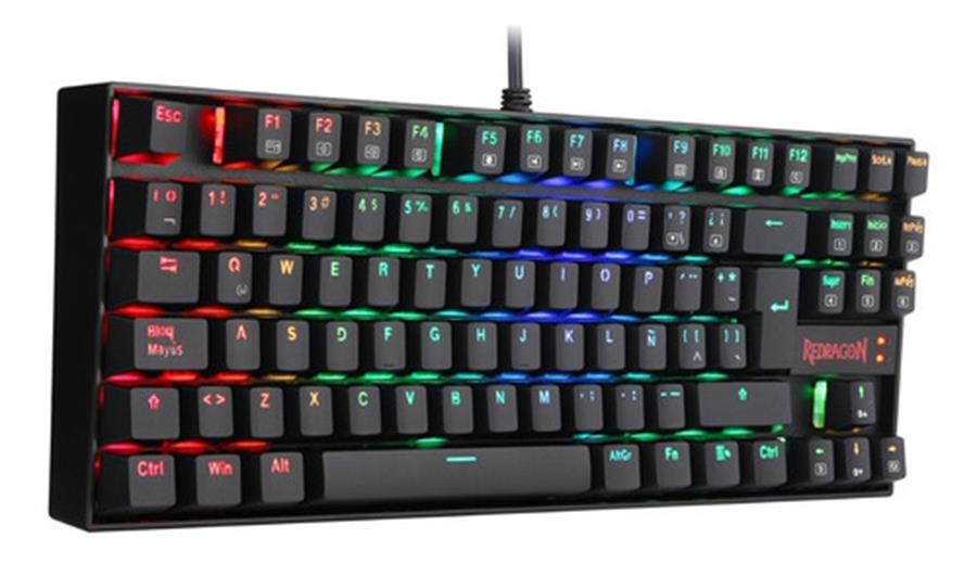 Teclado Gamer Mecanico Redragon Kumara K552 Rgb Switch Red