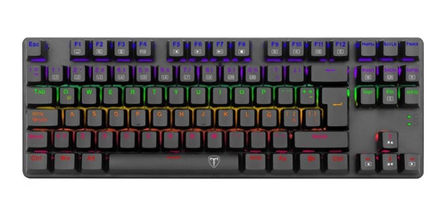 Teclado Mec T-Dagger Bora Raimbow Red Switch