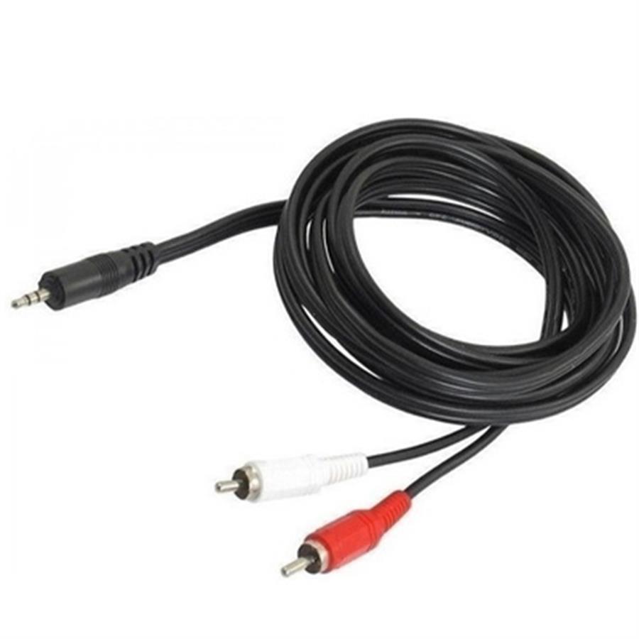 Cable Audio Mini Plug A Rca 1.8 M Kolke