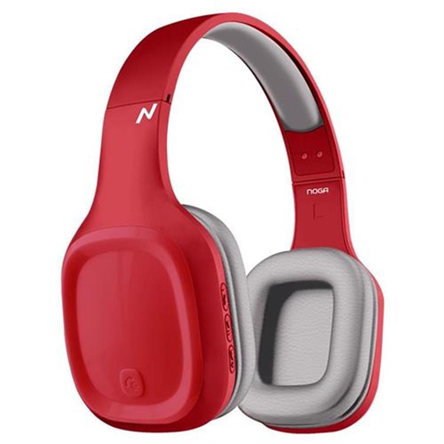 Auricular Bluetooth Noga Ng-918Bt Rojo