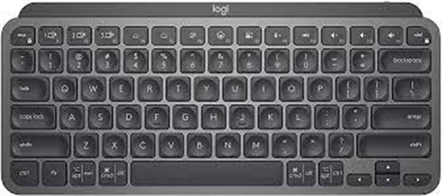 Teclado Logitech Wifi Mx Keys Mini Black Retro Iluminado
