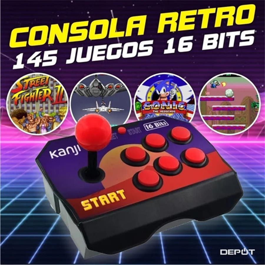 Consola Kanji Kj-Star 145 Juegos (Pila Aa)