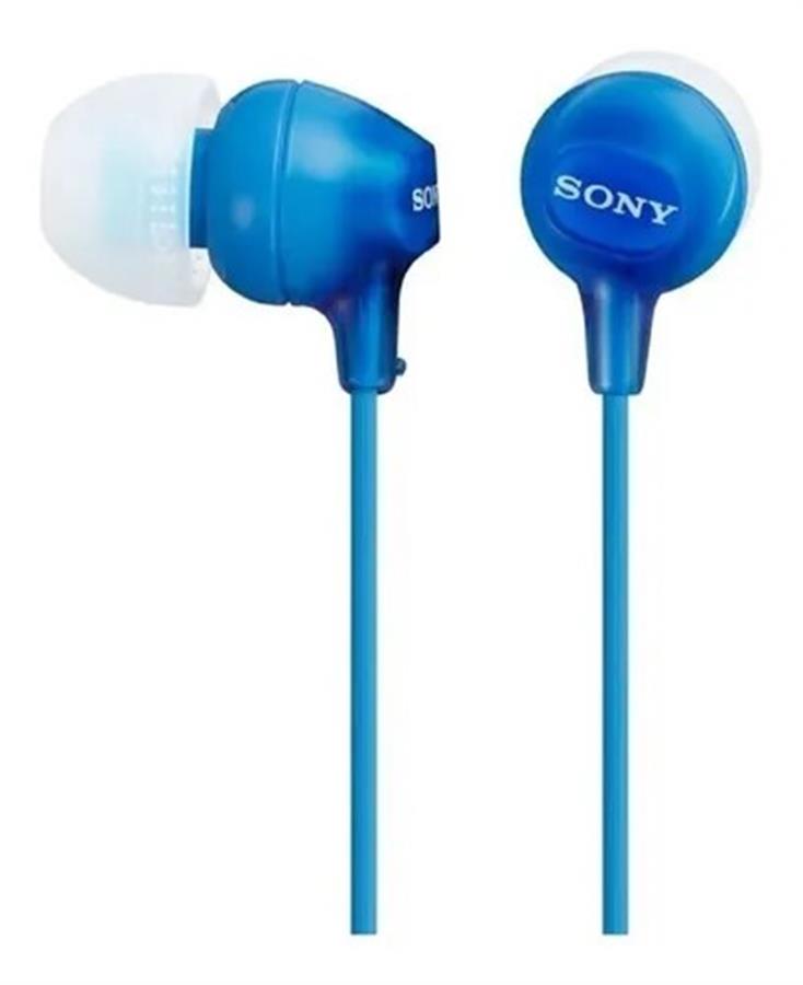 Auricular Sony Ex15Lp In Ear Azul (Sin Mic)