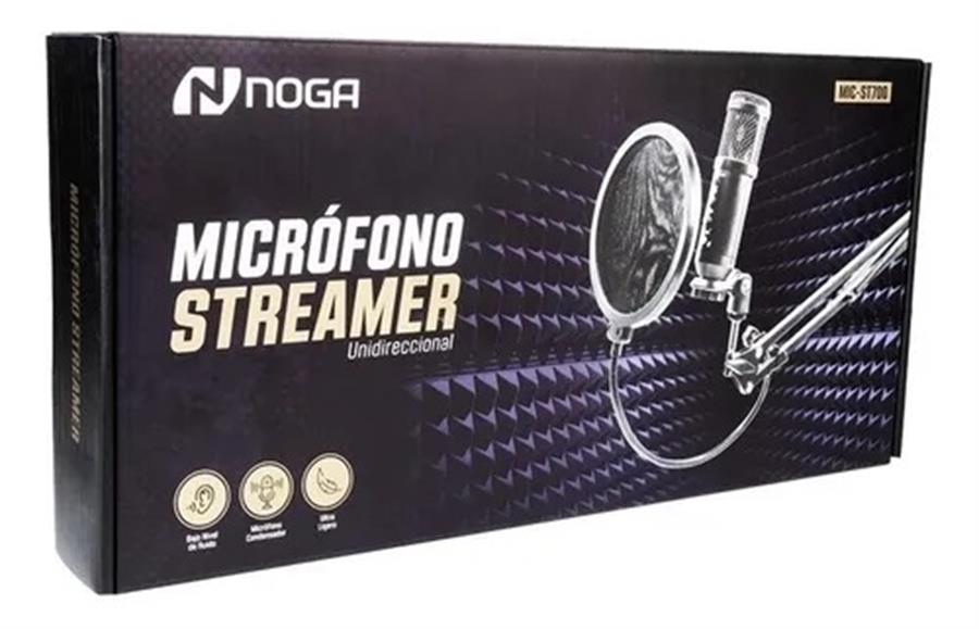 Microfono Noga St-700 Condenser + Brazo Streamer