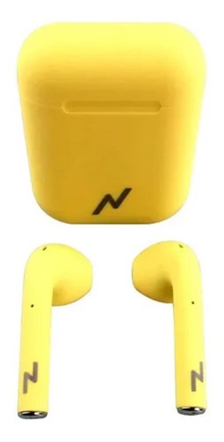 Auricular Bluetooth Noga Twins 5s Amarillo