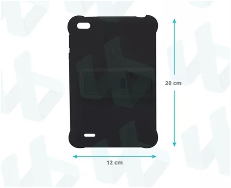 Funda Tab  7" Silicona Negra Noga