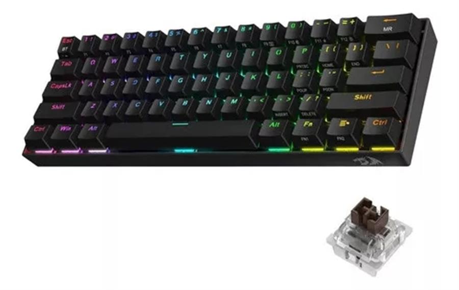 Teclado Gamer Mecanico Redragon Draconic K530 Rgb -