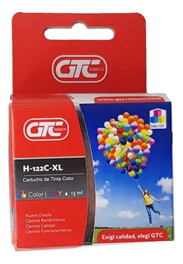 Cartucho Alternativo 122 Color Xl Gtc