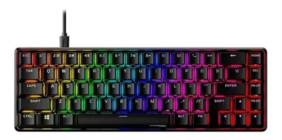 Teclado Mecanico Hyperx Alloy Origins 65 Rgb Sw/Red (6074)