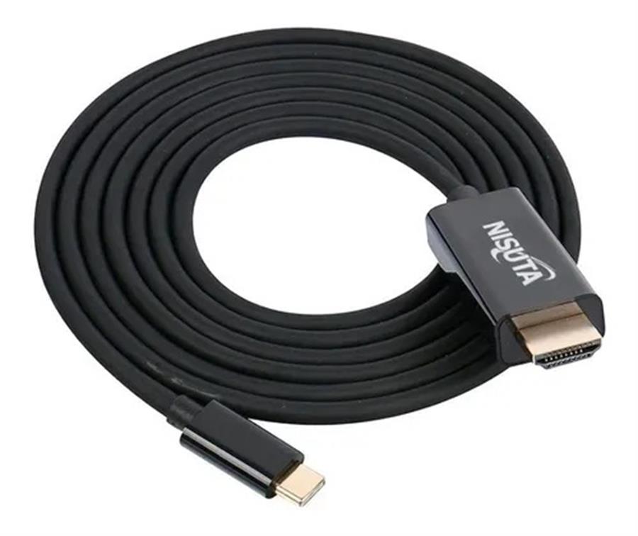 Cable Usb C 3.1 A Hdmi 1.8 Mtrs Nisuta (NSCAUSCHD)