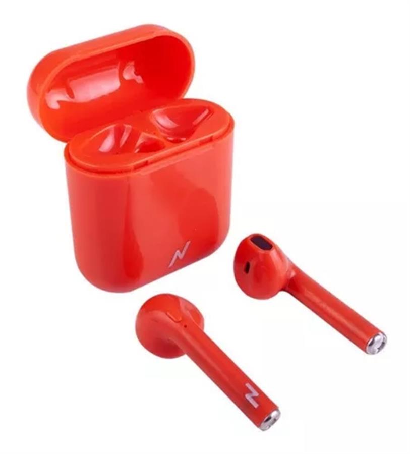 Auricular Bluetooth Noga Twins 5s Rojo