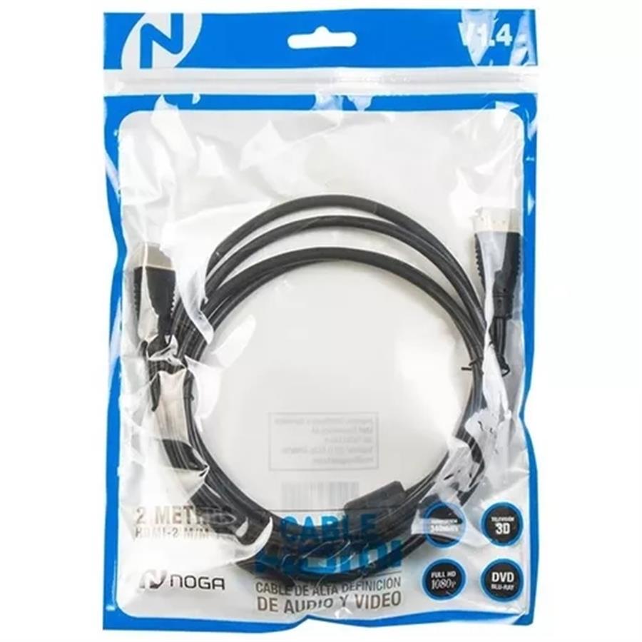 Cable Hdmi  2 Mts Noganet M-M