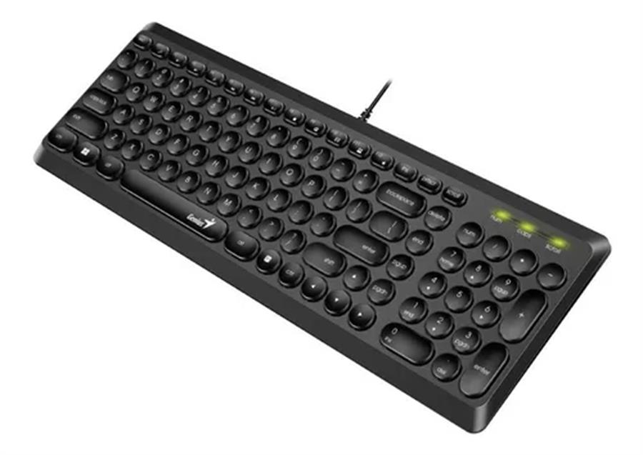 Teclado Genius Slimstar Q200 Usb Black
