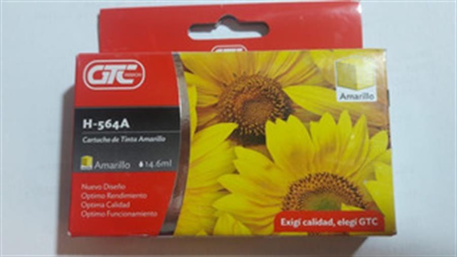 Cartucho Alternativo 564 Amarillo Xl Gtc