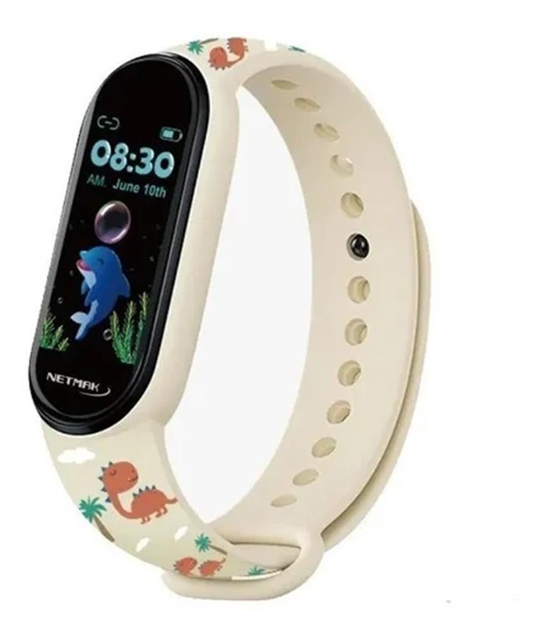 Reloj Smart Netmak Nm-Kids  Beige