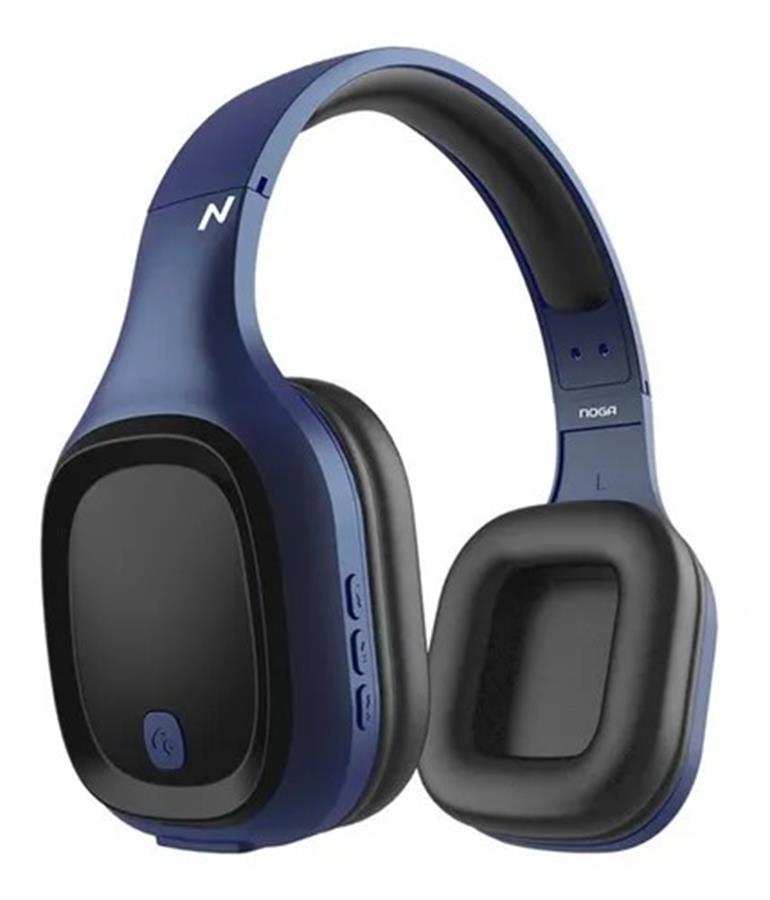 Auricular Bt Noga Ng-918Bt  Negro Azul