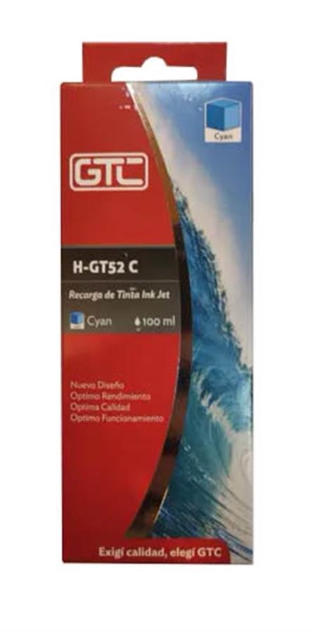 Cartucho Alternativo Gt52 Gtc Cian