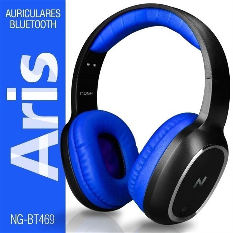 Auricular Bt Noga Ng-Bt469 Vincha Azul