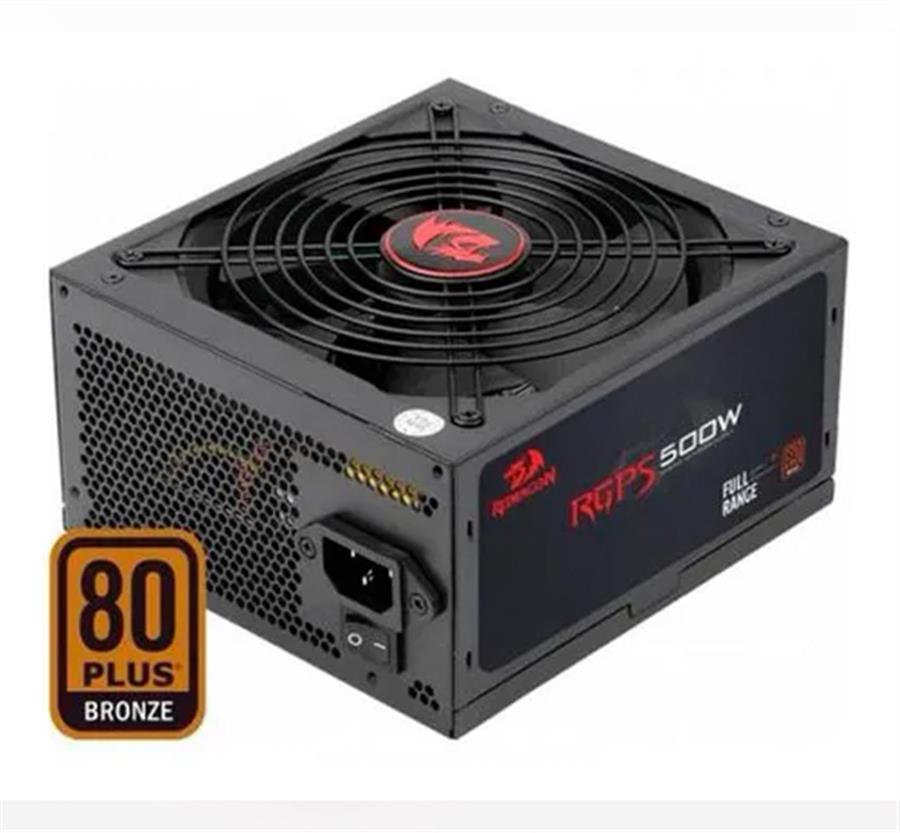 Fuente 500 W Redragon Gc-Ps001 80 Plus