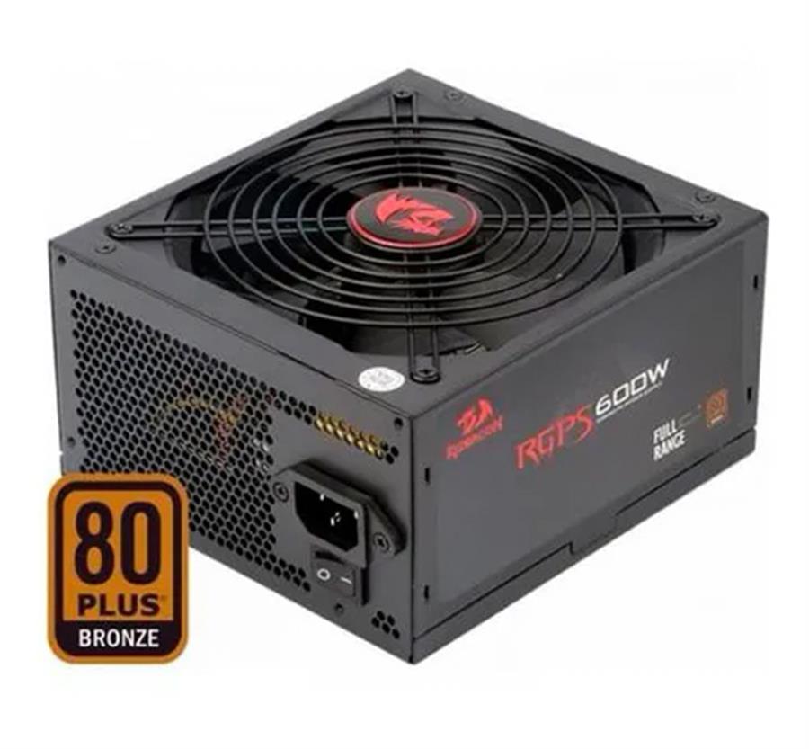 Fuente 600 W Redragon Gc-Ps002 80 Plus