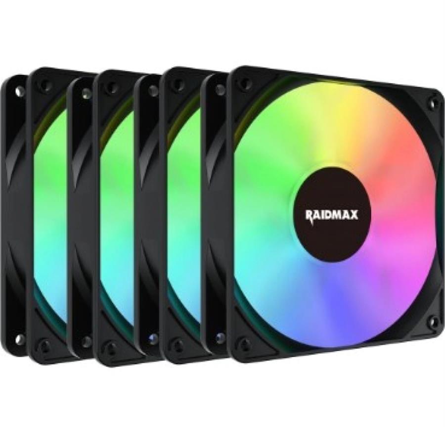 Cooler Fan Raidmax X4 Combo Pack X-Air 120mm Negro
