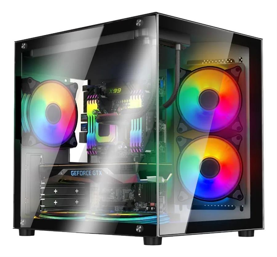 Gabinete Sentey Zeus  Negro Argb 5 Fans