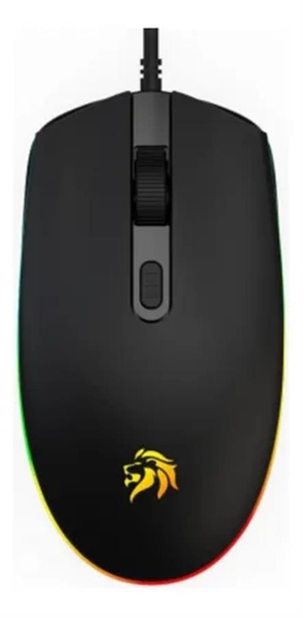 Mouse Netmak Gm51 Negro 1600dpi Rgb