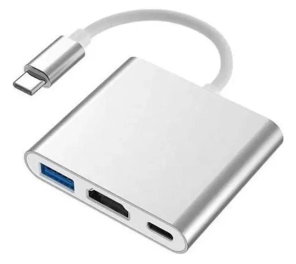 Hub Tipo-C Netmak Nm-Type (DOCK 3en1- Hdmi+Usb+Tc)