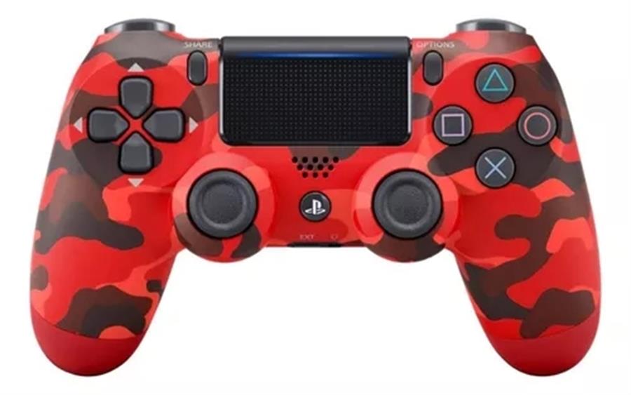 Joystick Ps4 X Rojo Camuflado