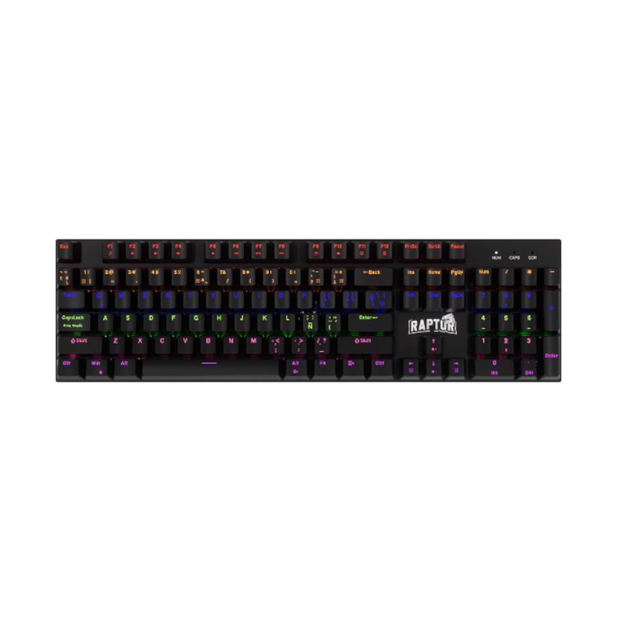 Teclado Mecanico Raptor Fireclaw M104 Switch Red