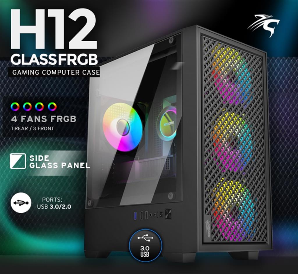 Gabinete Sentey Hallow Negro + 4 Fan rgb