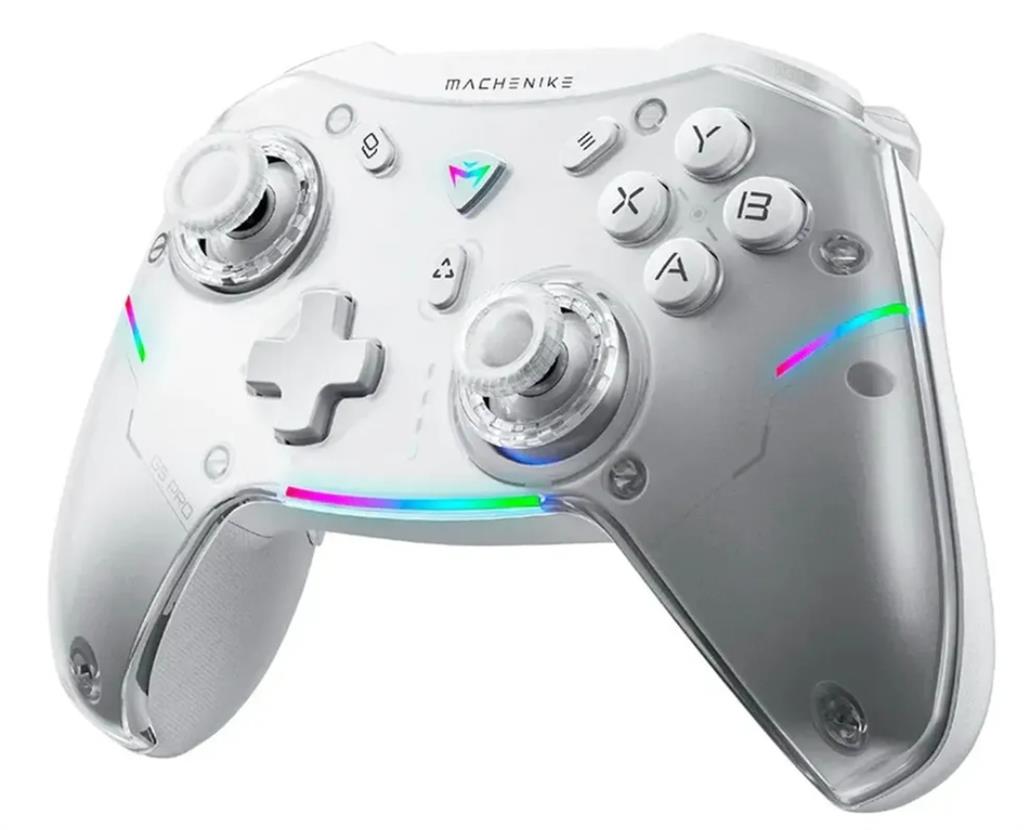 Joystick Pc Machenike G5 Pro Rgb Blanco (INALAMBRICO/ BLUETOOTH PC ANDROID NSW IPAD)