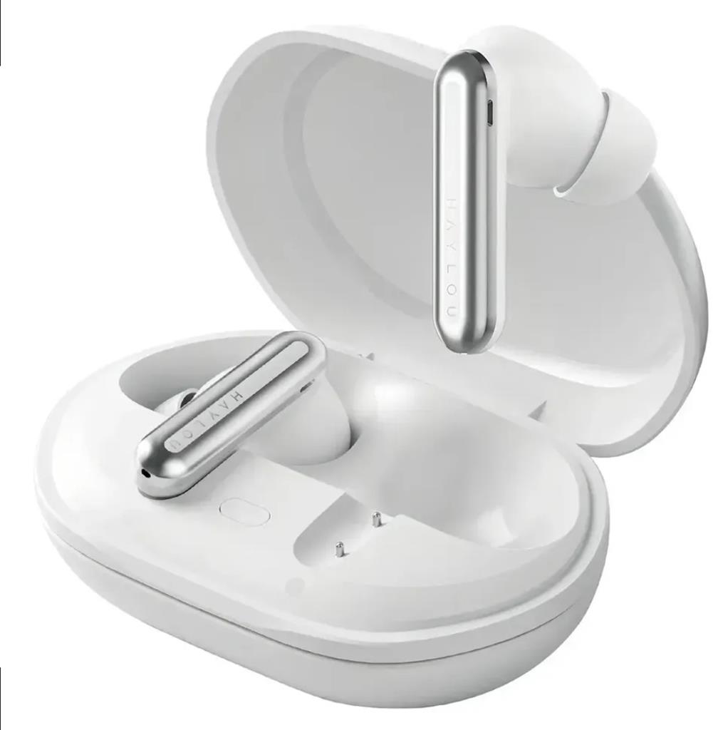 Auricular Bluetooth Haylou Mori Plus Blanco (ANC) Cancelacion de ruido   (INEAR)