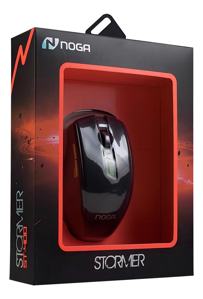 Mouse Noga Stormer St-400 Negro
