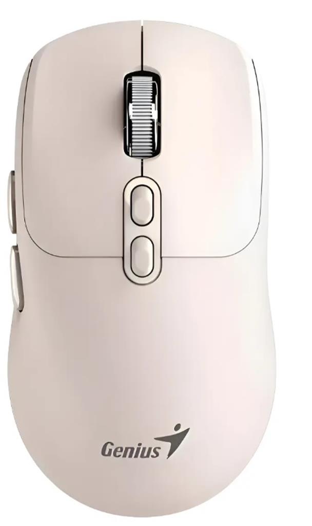 Mouse Bluetooth Genius Nx-8080s 8 Botones Milk Tea