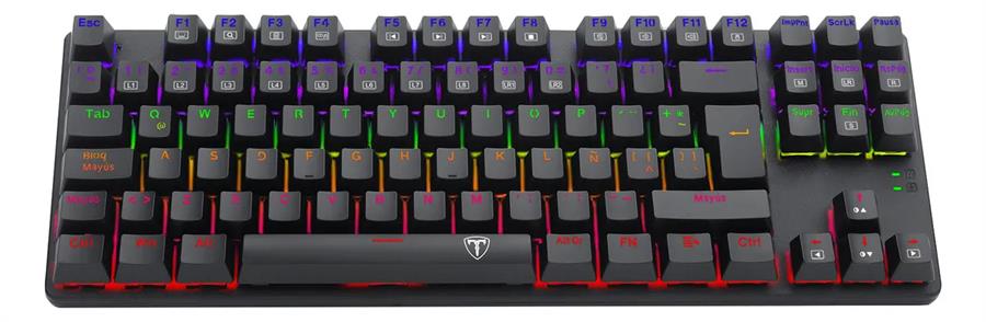 Teclado Mecanico T-Dagger Bora Black Lite Tgk-313