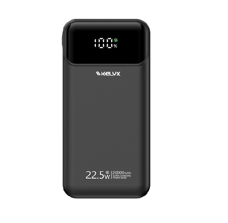 Power Bank 20000 Mah Kelyx Slim (CARGA Rapida)