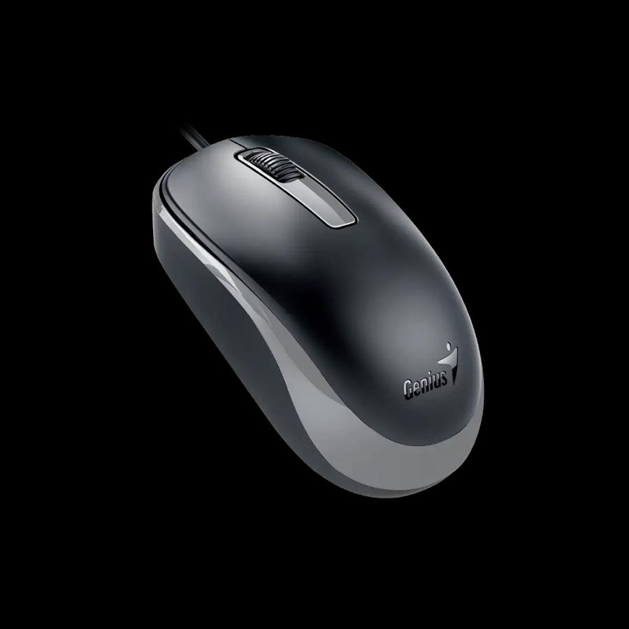 Mouse Genius Dx-125s Silent Black Grey