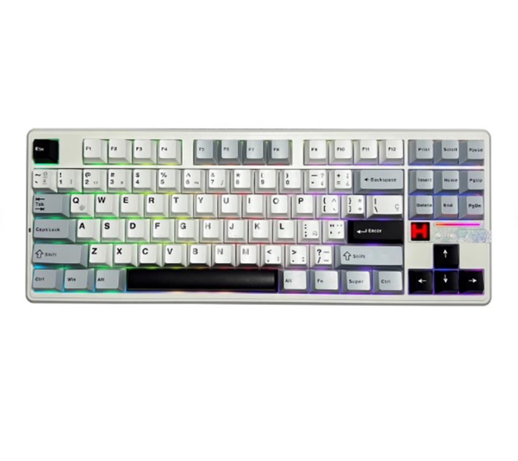 Teclado Mecanico Aula F87 Pro Wireless V2 Banco/Azul/Violet Wireless