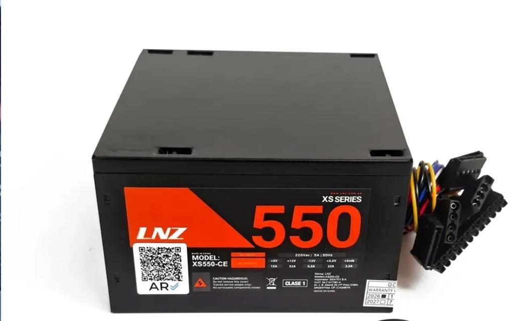Fuente  550 W Lnz Xs550-Ce
