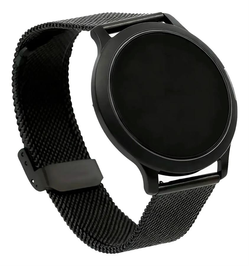 Reloj Smart Noga Sw25 Negro Amoled Malla Metal
