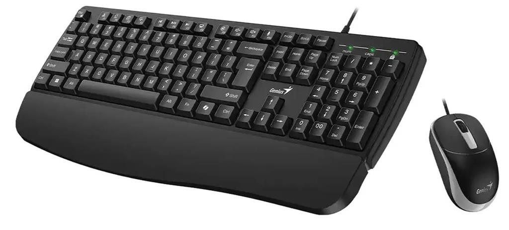 Teclado + Mouse Genius Km-123 (C/ Cable)