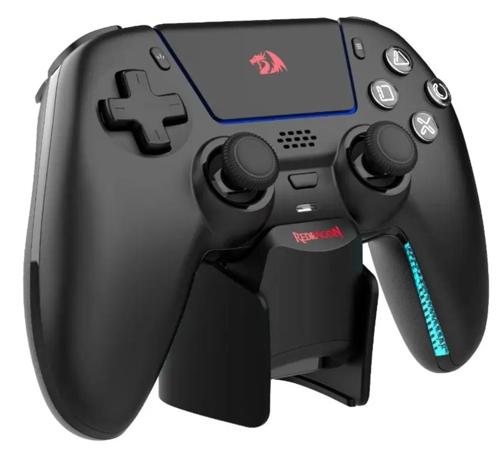 Joystick Ps5/Pc Redragon Wargrip G831 C/Base Carga