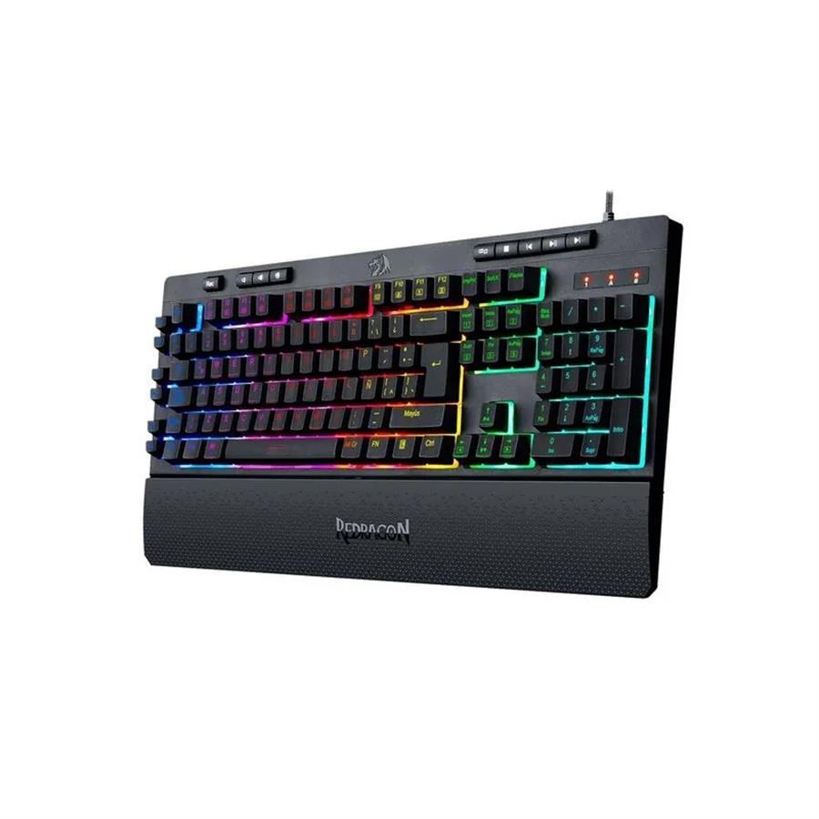Teclado Redragon Shiva K512 Rgb Negro (MEMBRANA)