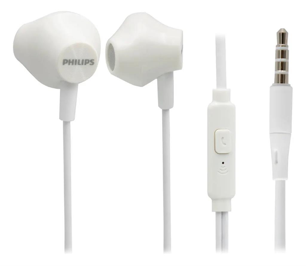 Auricular Celular Philips Taue 101bk Blanco Con Mic