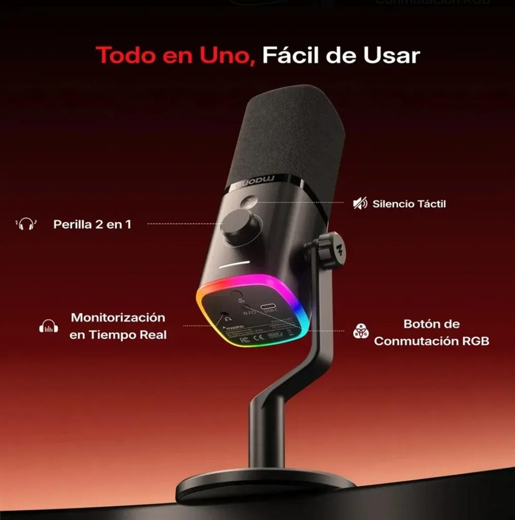 Microfono Maono Pd100 Negro