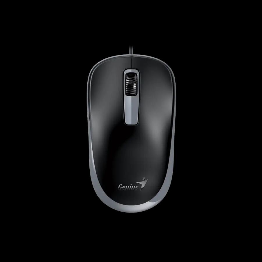 Mouse Genius Dx-125s Silent Black Grey