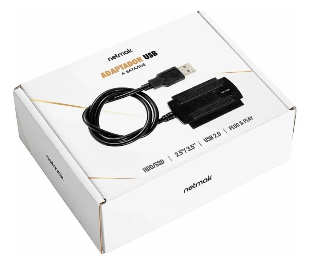 Adaptador Sata/Idde A Usb 2.0 Netmak Nm C61