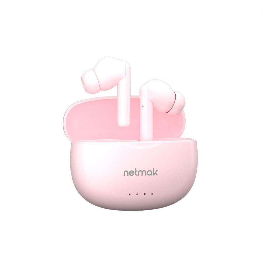 Auricular Bluetooth Netmak Nm-Melow-P Rosa